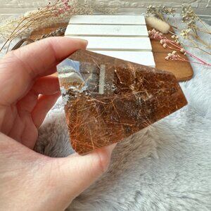 Gorgeous Rutilated Quartz Free Form